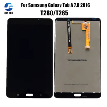100% Оригинальный ЖК-дисплей для Samsung Galaxy Tab A 7,0 T280 T285 ЖК-дисплей с сенсорным экраном T280 T285 Замена ЖК-дисплея  10