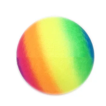 16-сантиметровые игровые мячи для детей из ПВХ радужного цвета, надувной мяч для детей и взрослых, кикбол  5