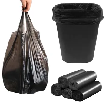 5 рулонов/100шт Одноразовый Пластиковый Мешок для мусора Мешки для мусора Бытовые Мешки для мусора Мешки для мусора для уборки Мешки для мусора Мешки для мусора  5