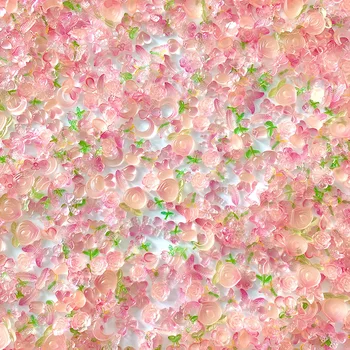 50 шт., серия Sweet Honey Peach, подвески для нейл-арта из смолы, 3D Украшение для ногтей Pink Girl Kawaii, сделай САМ, Бабочка, Бант, Луна, Аксессуары для ногтей  10