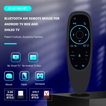 G10S Pro Air Mouse Голосовой Пульт Дистанционного Управления 2.4G Беспроводной Гироскоп ИК-Обучения для H96 MAX X88 PRO X96 MAX Android TV Box  10