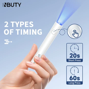 INBUTY Портативная Мини-USB Лампа Для Сушки Ногтей UV LED Лампа для Ногтей для Отверждения Всех Гель-Лаков, Сушилка Для Маникюра, Быстросохнущий Инструмент Для Дизайна ногтей  5