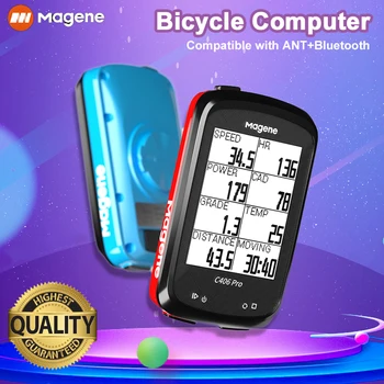 Magene GPS Велокомпьютер Беспроводной Smart MTB Дорожный Водонепроницаемый Спидометр, Велосипедный Муравьиный Монитор, Senosr Данные о Велоспорте, Аксессуары для велосипедов  4