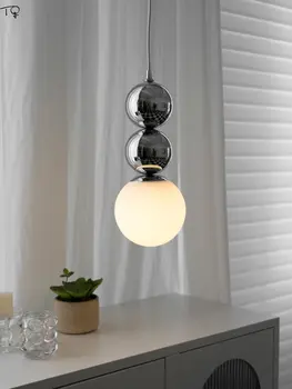 Винтажные роскошные подвесные светильники Bauhaus с одной головкой LED E27, Прикроватная тумбочка для спальни, подвесной светильник, журнальный столик, Магазин, Кухонный остров  5