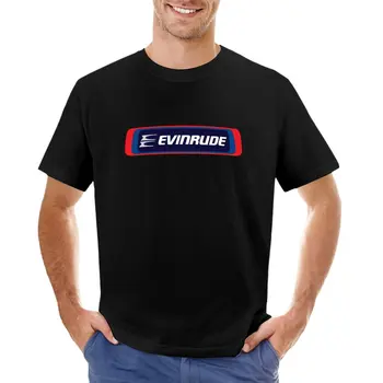 Винтажные футболки Evinrude Outboards, летние футболки больших размеров для мужчин  5