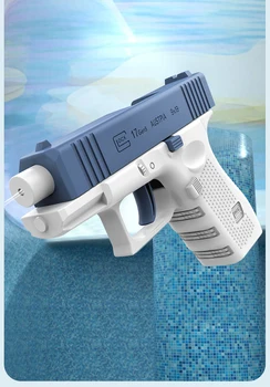 Горячий Электрический автоматический водяной пистолет Glock M1911, открытый пляж, бассейн большой емкости, Летние игрушки для детей, подарки для мальчиков  5