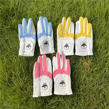 Детские перчатки для гольфа - это моющиеся Нескользящие Износостойкие Дышащие мужские и женские перчатки из микрофибры  4