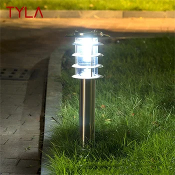 Наружная солнечная лампа для газона TYLA Современный светодиодный водонепроницаемый садовый светильник для патио для дома, виллы  10