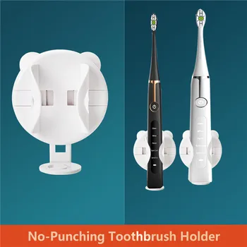 Настенные держатели электрических зубных щеток, креативная подставка для универсальных щеток, органайзер для ванной комнаты  5