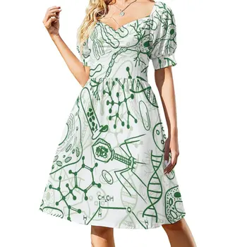 Научное платье для микробов, платья для женщин, платья для дня рождения для женщин  5