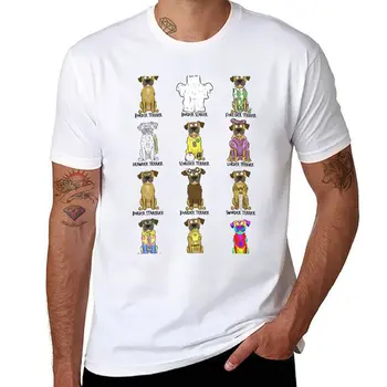 Новая футболка Border Terrier Puns, быстросохнущая рубашка, футболки для тяжеловесов, новое издание, мужские футболки  4