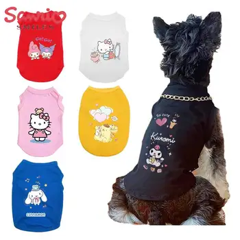 Одежда для собак Pachacco Sanrio Kawaii Аниме Cinnamoroll Kuromi Летние Удобные Дышащие Товары для домашних животных Мультяшный Подарок На День Рождения  5