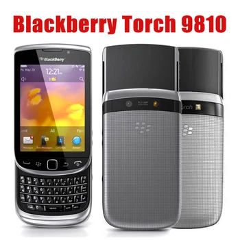 Оригинальный Разблокированный Мобильный Телефон BlackBerry Torch 9810 768 МБ ОЗУ 8 ГБ ПЗУ 5 МП Мобильная QWERTY Клавиатура Камера Bluetooth Панель смартфона  10