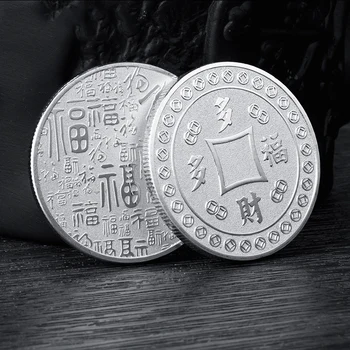 Памятные монеты в китайском стиле Blessings для дома  5