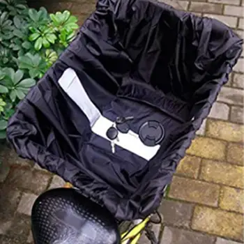 Подкладка для велосипедной корзины из ткани Оксфорд 210D Дождевик Легко устанавливается и стирается  5