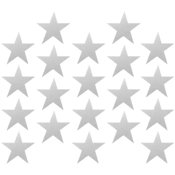 Пятиконечная звезда Вырезанные вручную из бумаги Формы для детей Поделки своими руками Красочный декор  5