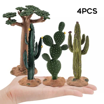 реалистичные растения-кактусы, украшения для рабочего стола из ПВХ, портативные и легкие украшения из кактусов для детей, подарки на день рождения для детей  5