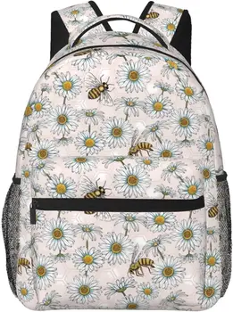 Рюкзак Honey Bee, милые сумки для книг, сумка для ноутбука, сумки через плечо, походный рюкзак для кемпинга для мужчин и женщин  10