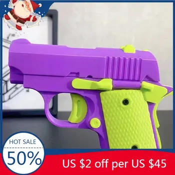Самозарядный игрушечный пистолет для 3D-печати 2024 года, игрушечный игрушечный пистолет 1911 cub, не стреляющий декомпрессионный пистолет  5