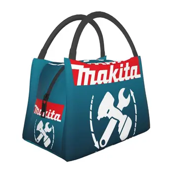 Сумка для ланча с электроинструментами Makitas на заказ, мужская и женская сумка-холодильник, теплые изолированные ланч-боксы для работы, пикника или путешествий  10