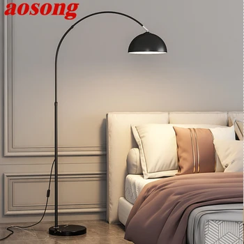 Торшер AOSONG Nordic Fishing, современная семейная гостиная, спальня, креативный светодиодный декоративный светильник, стоячий светильник  5