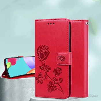 Чехол-Книжка Для Xiaomi Redmi Note 12S 12 Pro + 11S 11 12C 10C 10A A2 Poco X5 Pro 5G F5 Ultra 3D Милый Цветочный Кожаный Чехол-бумажник  10
