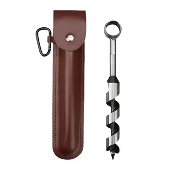 Шнековый инструмент для выживания Ручная шнековая дрель Bushcraft Tools Дополнительный инструмент для выживания и кемпинга Дизайн самореза  5
